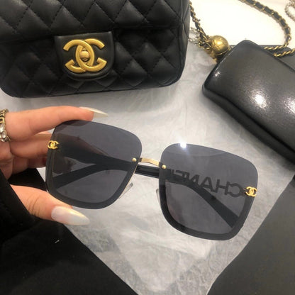 GRADIENT COLOR FEMALE OUTDOOR SUNGLASSES lbcase
