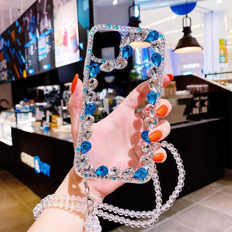 Luxurious Diamond Transparent Phone Case lbcase
