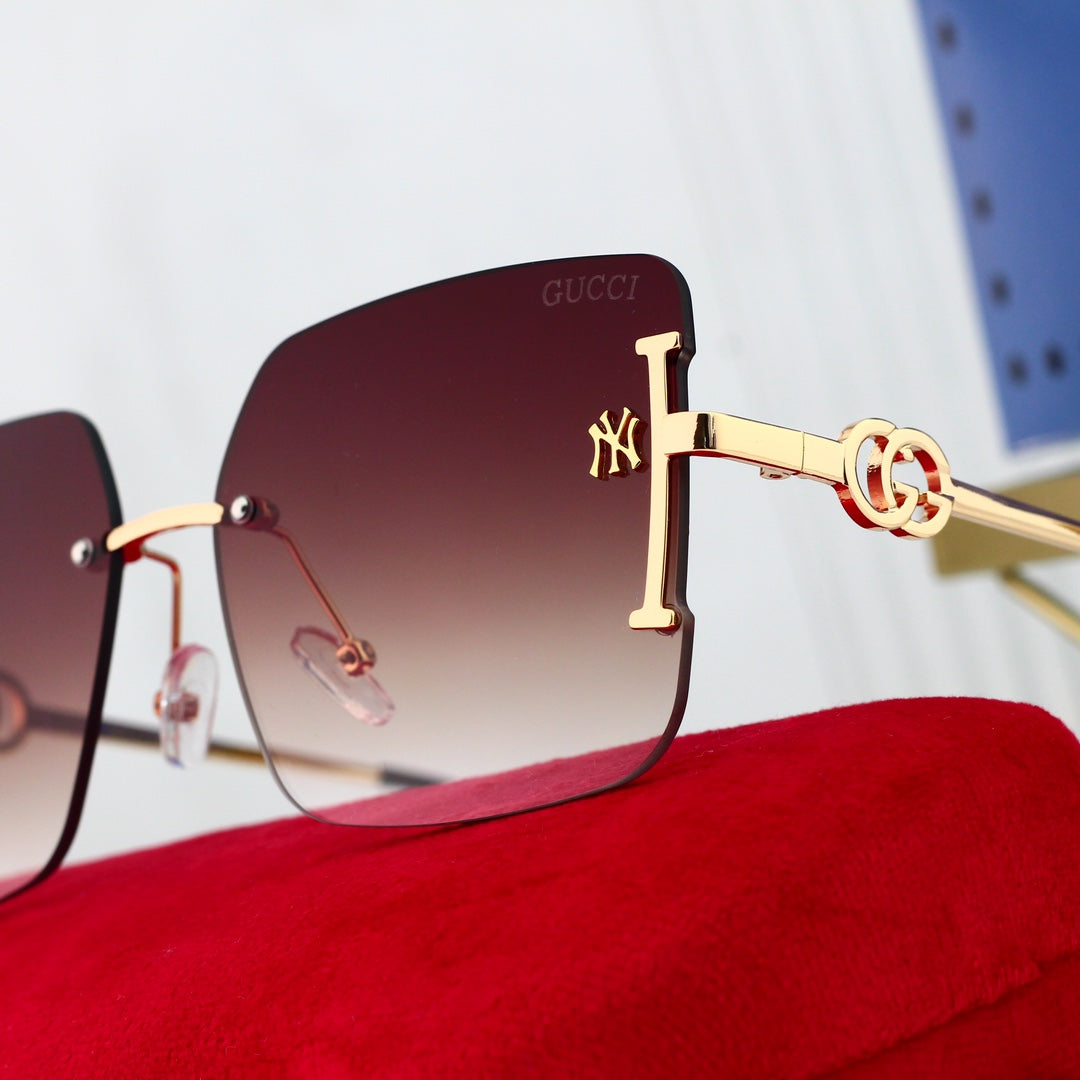 7 Colors Frameless Design Fashion Sunglasses In 2022 lbcase