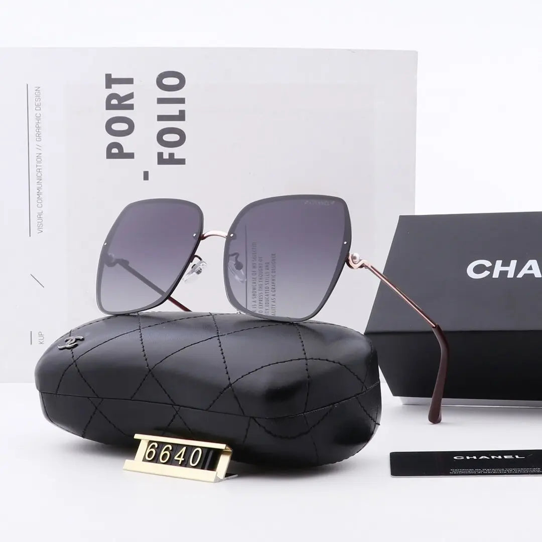5 COLORS CLASSIC GRADIENT FRAME SUNGLASSES lbcase