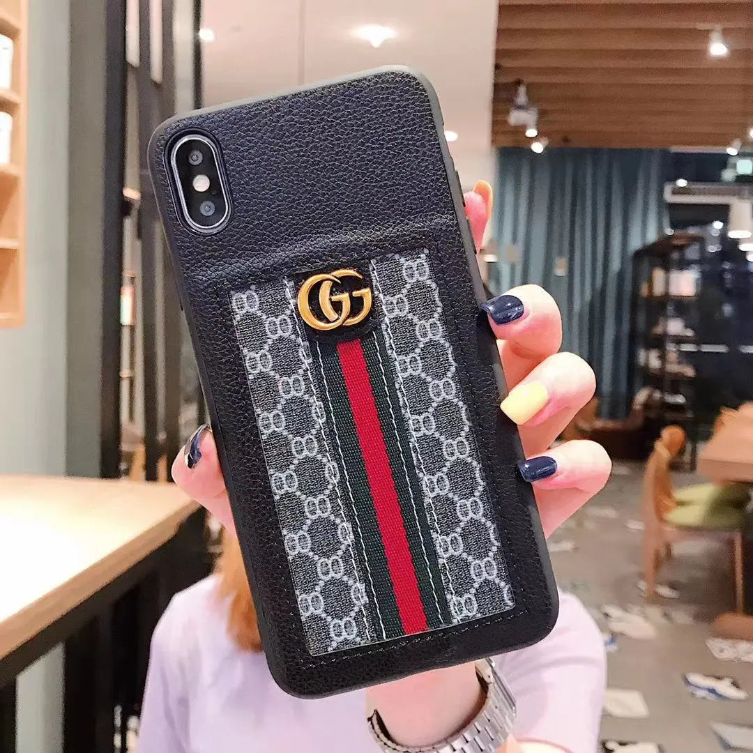 Stitching leather phone case lbcase