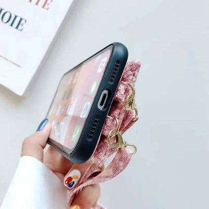 Snake Pattern Wallet Phone Case lbcase