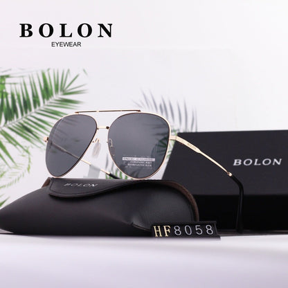 5 COLORS DOUBLE BRIDGE METAL FRAME WATERMARK LENS SUNGLASSES lbcase
