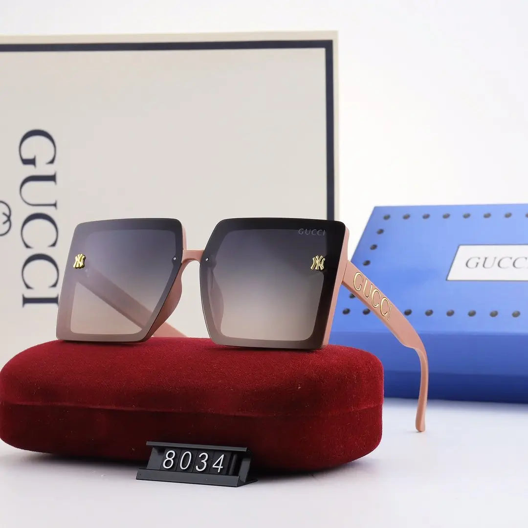 5 COLORS SQUARE POLAZIRED SUNGLASSES for FEMALE lbcase