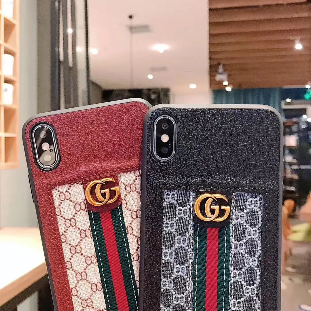 Stitching leather phone case lbcase