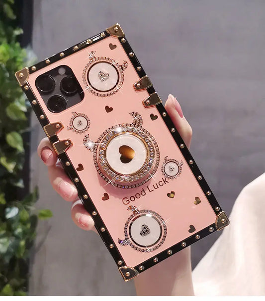 Shiny Lucky Horn Square Phone Case lbcase