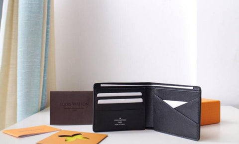 M E N S - L V - W A L L E T - B L A C K - P R I N T