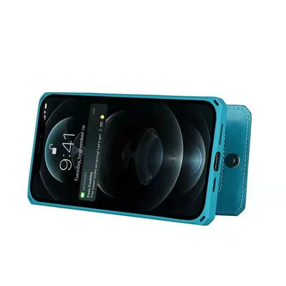 Luxury Card Bracket leather phone case for iphone lbcase