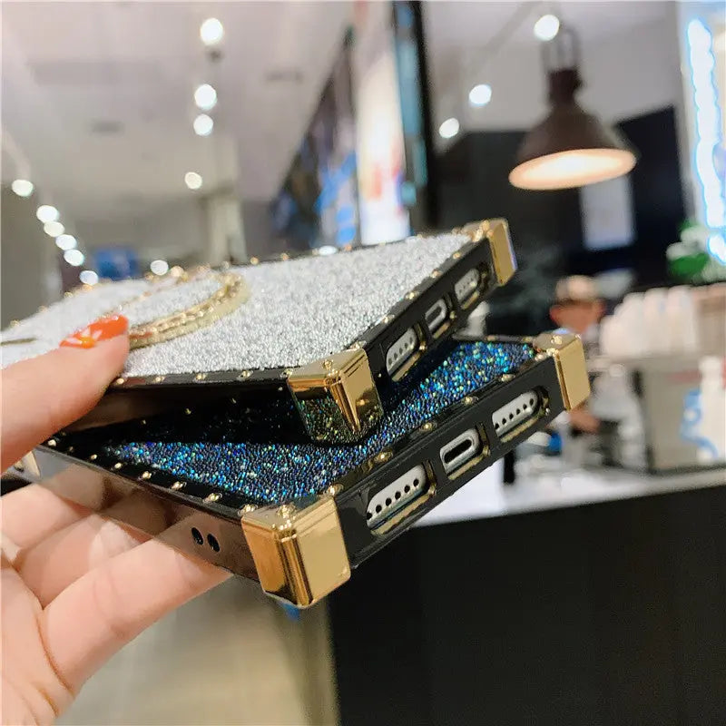 Bling Glitter Square Case lbcase