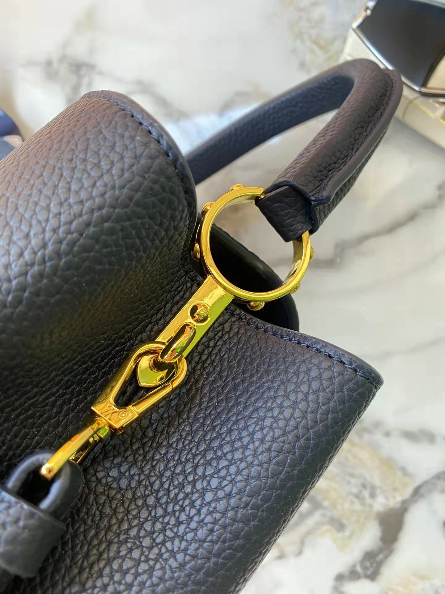 Babaolan gold buckle handbag lbcase