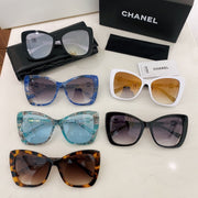 5 COLORS OCEAN METAL HOLLOWING SUNGLASSES