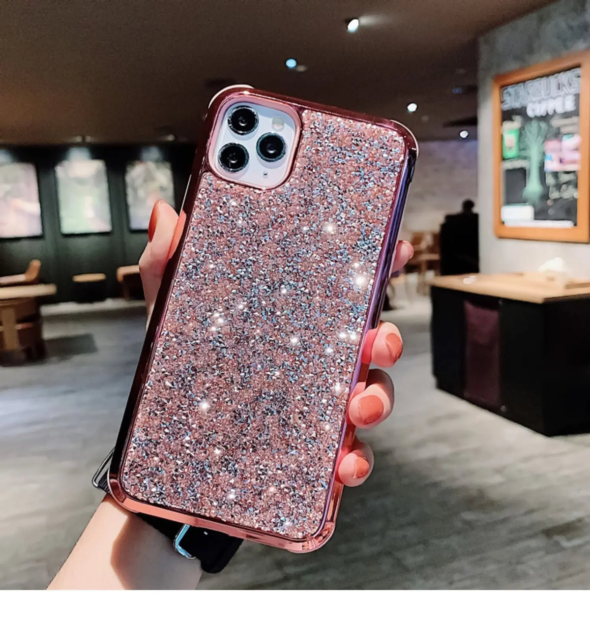 Luxury shiny phone case lbcase