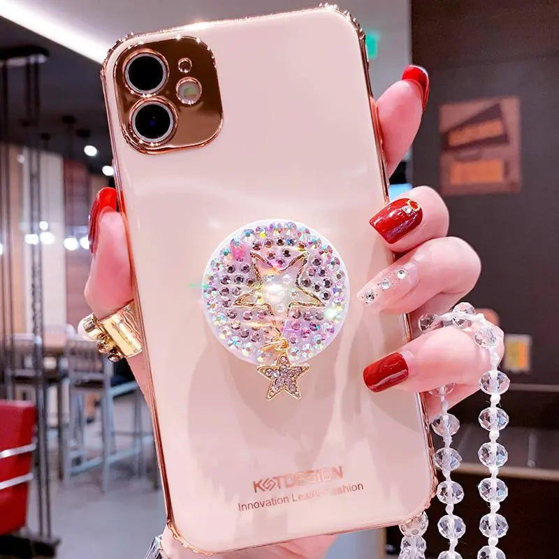 Star Rhinestone Ring Case lbcase