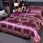 Luxury Silk jacquard Skin-friendly cotton four-piece quilt cover  new product lbcase