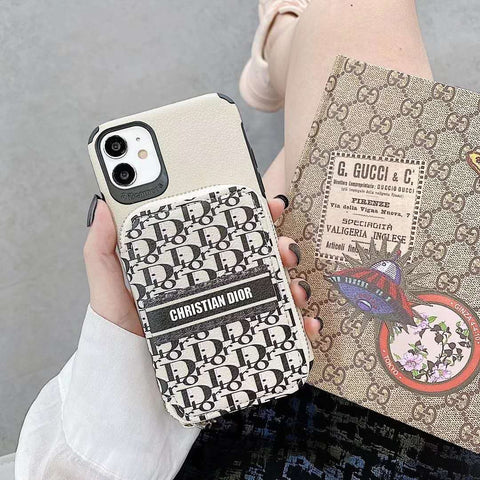 Luxurious Zipper Wallet Back Cover