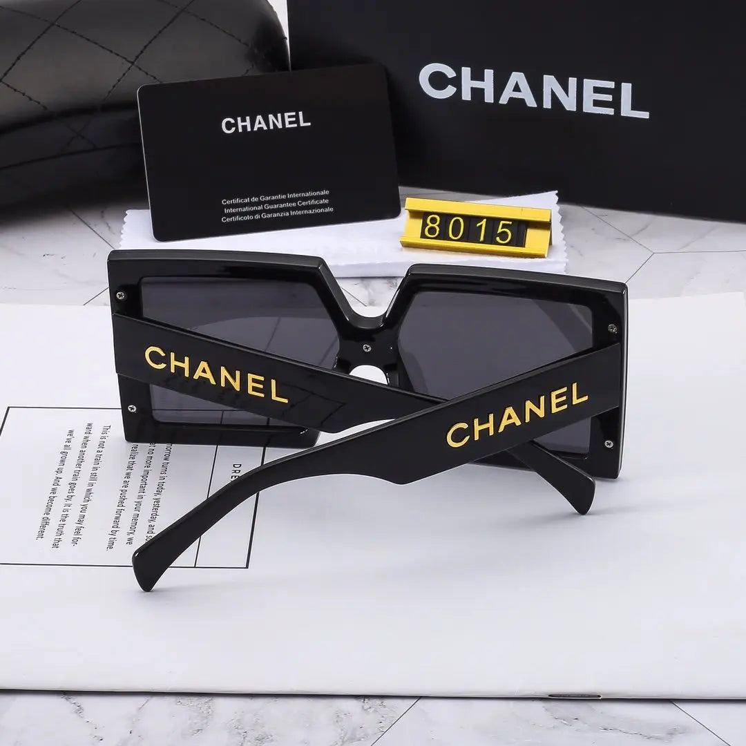 4 COLORS LARGE SIZE SQUARE SUNGLASSES FOR FEMALE lbcase