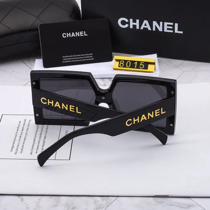 4 COLORS LARGE SIZE SQUARE SUNGLASSES FOR FEMALE lbcase