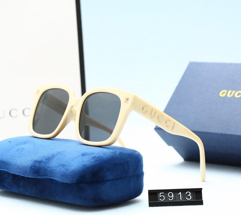 5 COLORS LETTER DECORATION TR90 SQUARE POLARIZED SUNGLASSES lbcase