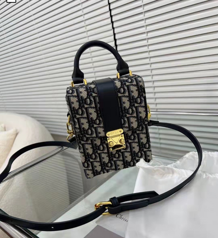 Crossbody metal button universal mobile phone bag
