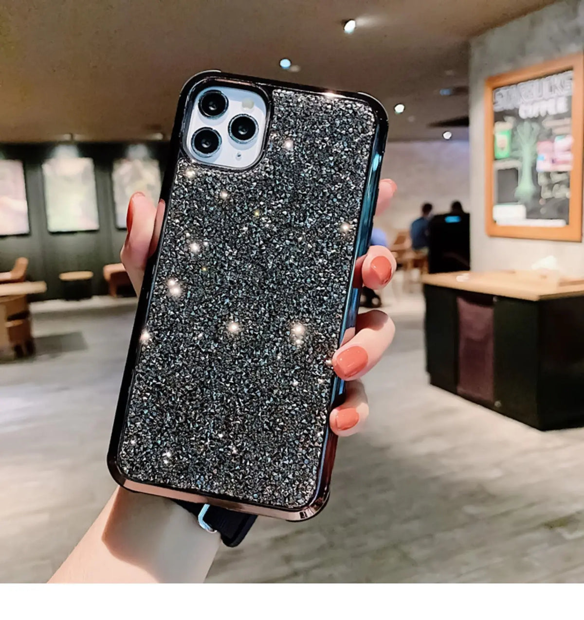 Luxury shiny phone case lbcase