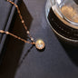 Fading titanium steel waist pendant necklace lbcase