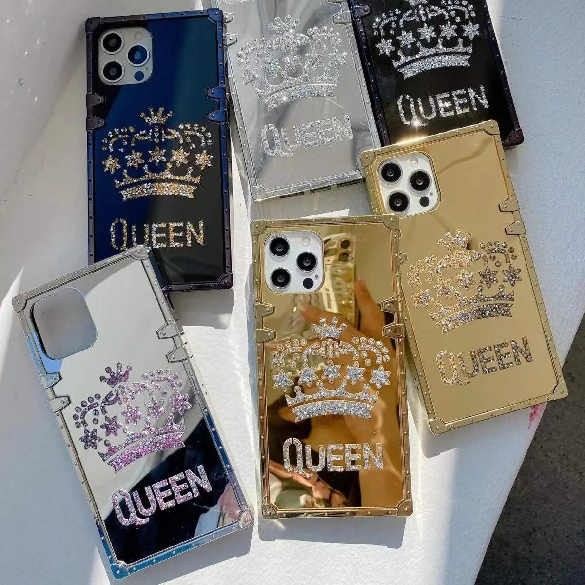 crown mirror phone case lbcase