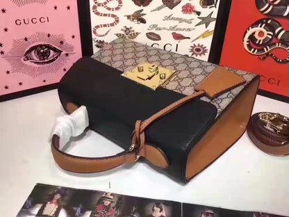 Padlock Small GG Top Handle Bag lbcase