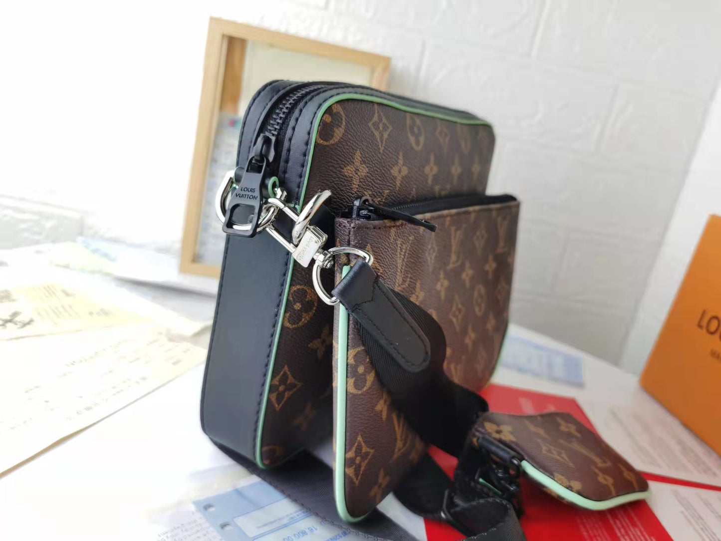 Three-in-one old flower bag lbcase
