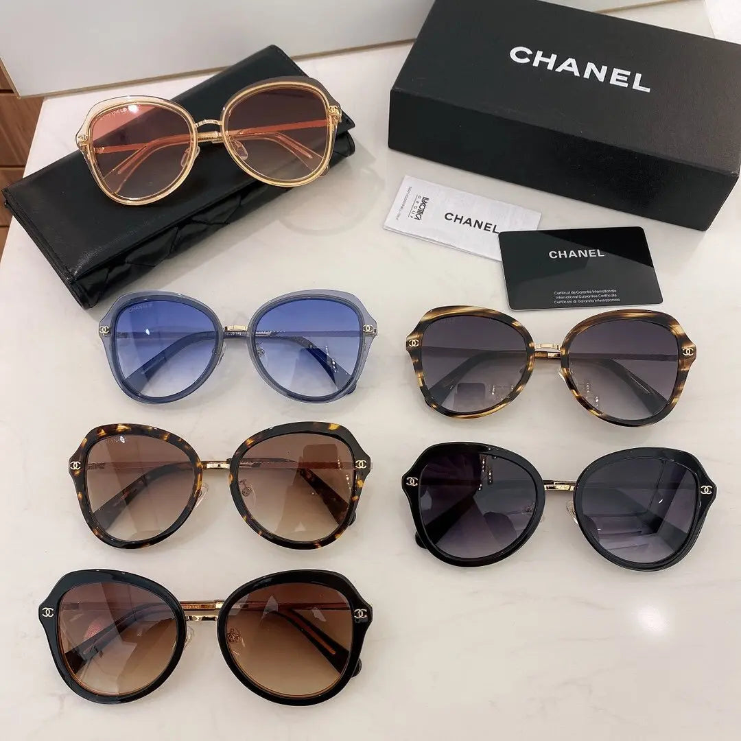 5 COLORS RETRO GRADIENTS SUNGLASSES lbcase