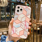 Glitter geometric fragment phone case lbcase
