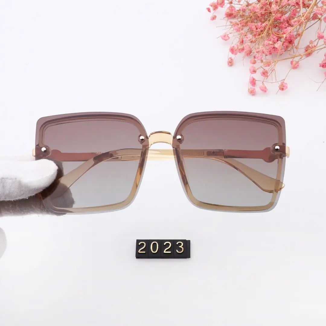 5 COLORS FEMALE POLARIZED GLASS BEACH SUNGLASSES lbcase