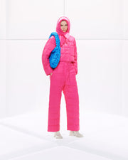 Cropped Down Shirt Micro Pink