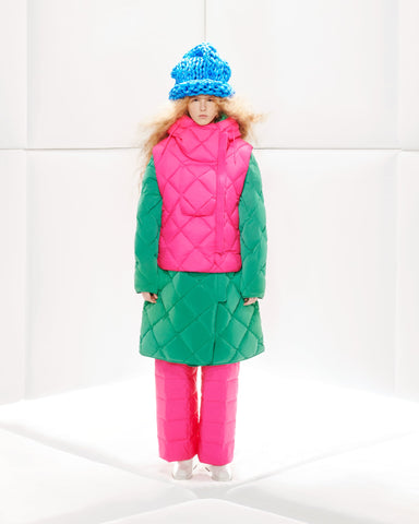 Atti Coat Powder Green