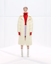 Trench Coat Leather Cream