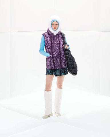 Core Vest Wool Purple