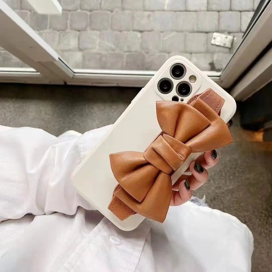 Bowknot  wrist phone case For iphone lbcase