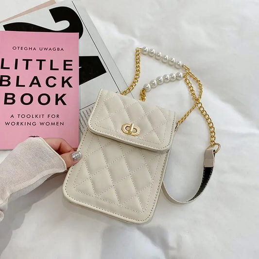 New Fashion Pearl chain Phone Case lbcase