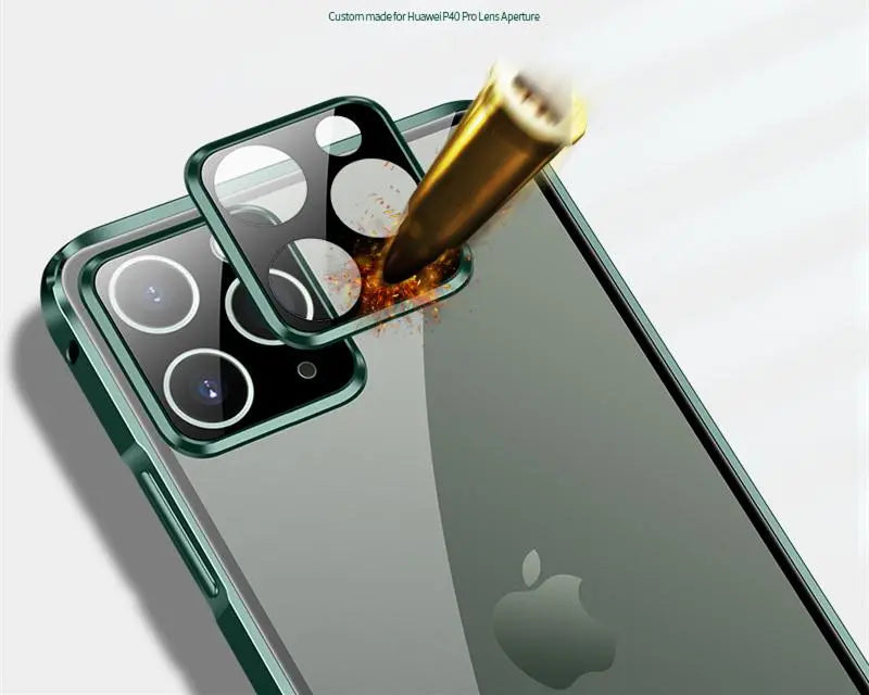 Metal Bumper with Tempered Glass lbcase