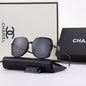 5 COLORS HOLLOW OUT LETTER THIN METAL FRAME SUNGLASSES lbcase