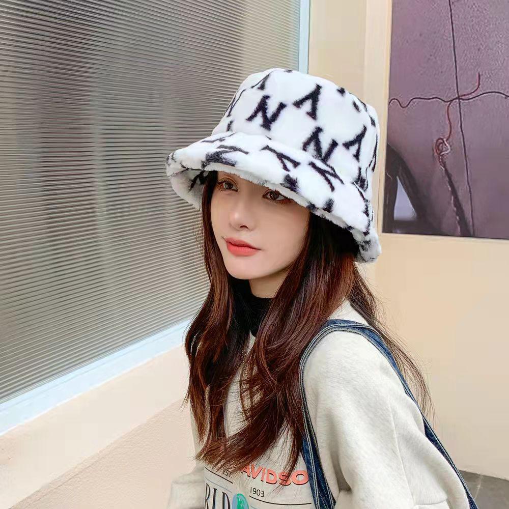 New fashion all-match fluffy warm fisherman hat lbcase