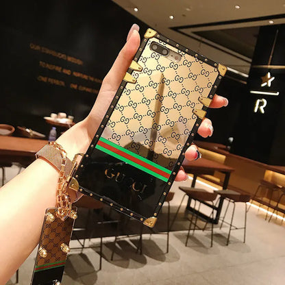 Bee square mirror phone case lbcase