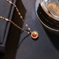 Fading titanium steel waist pendant necklace lbcase