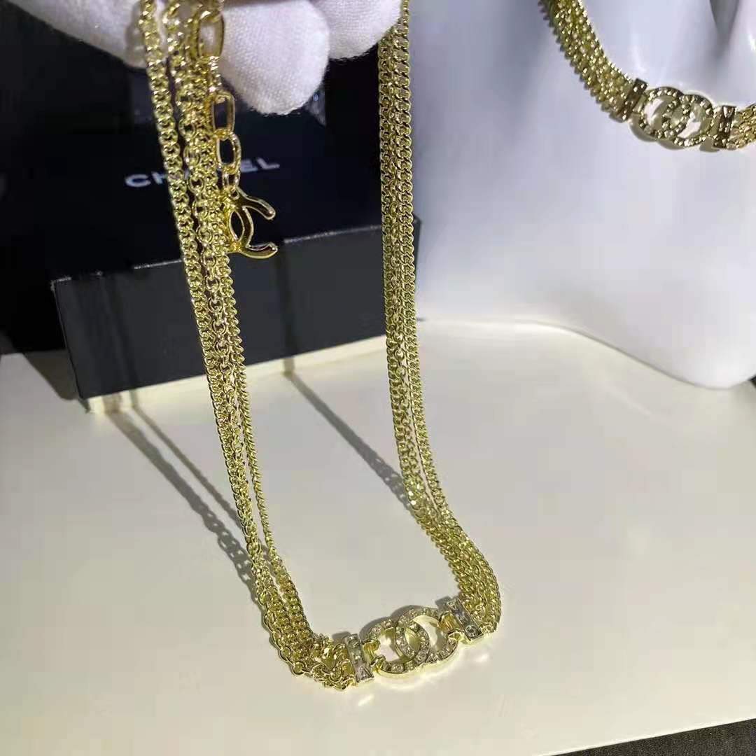 Multi-chain Design Fashion Necklace lbcase