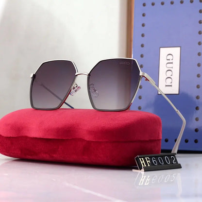 5 COLORS SQUARE FRAME SUNGLASSES lbcase