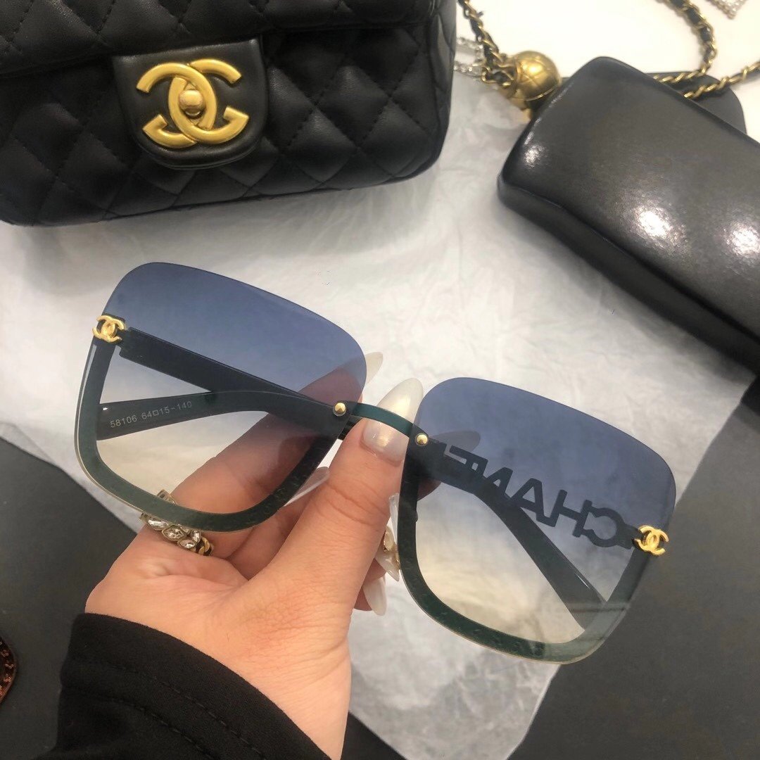 GRADIENT COLOR FEMALE OUTDOOR SUNGLASSES lbcase