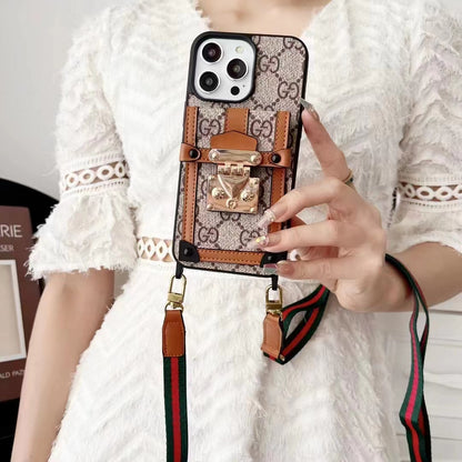 Luxury  Leather card  phone case for iphone