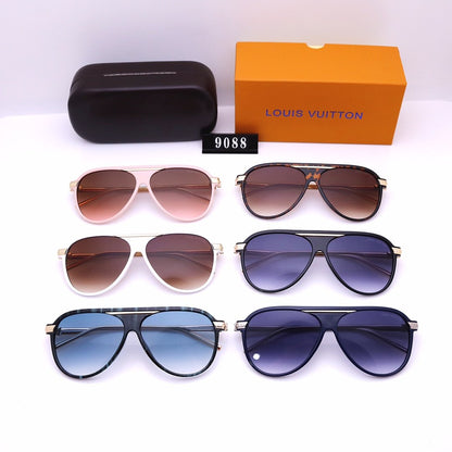 WOMEN BEACH GRADIENT COLORS SUNGLASSES lbcase