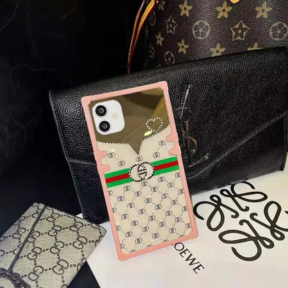 Pink diamond square phone case  for Samsung lbcase