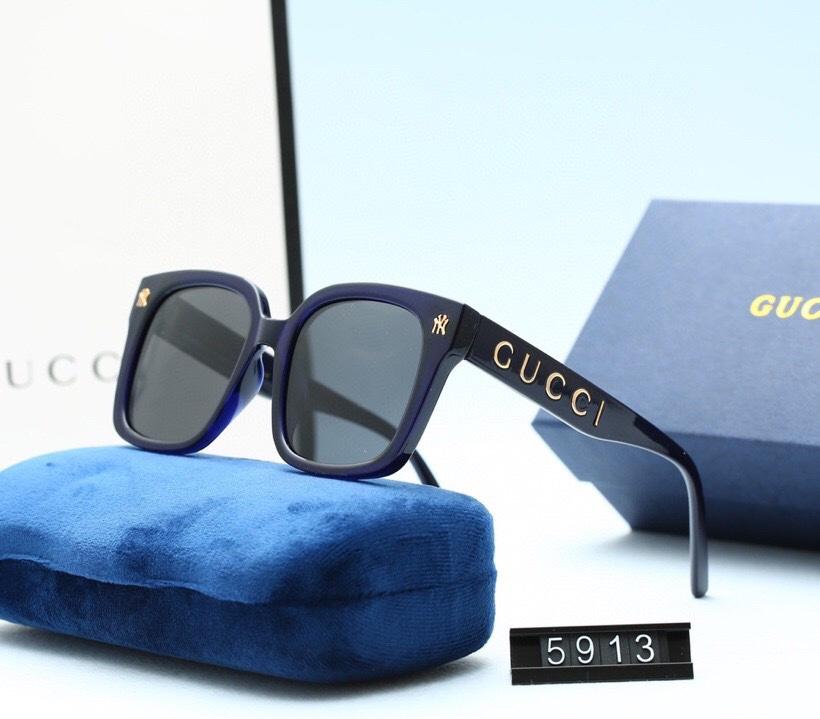 5 COLORS LETTER DECORATION TR90 SQUARE POLARIZED SUNGLASSES lbcase