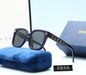 5 COLORS LETTER DECORATION TR90 SQUARE POLARIZED SUNGLASSES lbcase